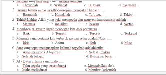 Check spelling or type a new query. Contoh Soal Uts Ski Kelas 4 Mi Semester Genap Berbagi Informasi Inovatif