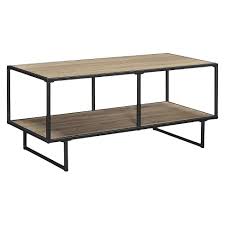 From coffee tables to computer desks, and bedside tables to dining sets. Bainbridge 42 Tv Stand Coffee Table With Metal Frame Sonoma Oak Gunmetal Gray Room Joy Target