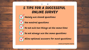 You have already taken this survey. 5 Tips For A Successful Online Survey Surveydoc Create Online Surveys
