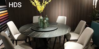 High End Dinner Table And Chairs Set Hds03 Deluxe Sintered Stone Furniture Stone Dining Table Luxury Furniture Table And Chair Sets