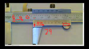 This video shows how to use metric vernier calipers to measure a length Metric Vernier Caliper Reading Youtube