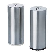 Plats Salt Pepper Shaker Set Of 2 Stainless Steel Ikea Food Storage Organization Salt Pepper Shakers Pepper Shaker