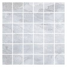 Usually, mosaic tiles are bright and colorful, so you can use your imagination and create a picture and make your bathroom look unique. Nature Grey Mosaic Ceramic Wall Tile By Gemini From Ctd Tiles