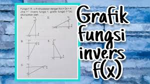 Belajar fungsi invers dengan video dan kuis interaktif. Grafik Fungsi Invers F X Youtube