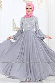 Modaselvim Abiye Kemerli Balon Kol Abiye Ech7308 Gumus Braidsmaid Dresses Designer Outfits Woman Fashion Dresses