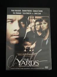 Charlize Theron Signed The Yards DVD Cover