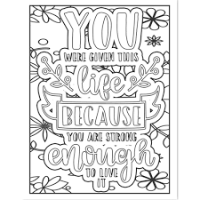Download and print these inspirational quotes coloring pages for free. Easy Coloring Book For Motivational Adults Inspirational Quotes Simple Large Print Coloring Pages With Positive And Good Vibes Coloring Book Aliexpress