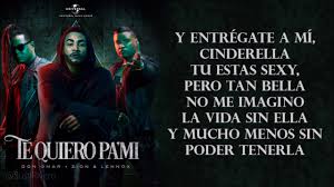 Te Quiero Pa Mi Don Omar Ft Zion Y Lennox Lyrics Letras Youtube