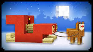Minecraft How To Make Santa S Sleigh Minecraft Minecraft Decorations Amazing Minecraft