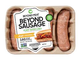 Finely chopped and seasoned meat. Beyond Sausage Brat Original Beyond Meat Go Beyond