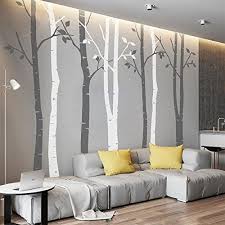 Birch Tree Vinyl Wall Decal N Sunforest 7 8ft White Birch Tree Vinyl Wall Decals Nursery Forest Family Tree 52 19 Wall Stickers Tree In 2020 Tree Wall Murals Family Tree Wall Birch Tree Wall Decal