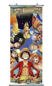 Maybe you would like to learn more about one of these? Amazon Com Anime Scroll Poster For The Straw Hat Crew Fabric Prints 100 Cm X 40 Cm Premium And Artistic Anime Theme Gift Japanese Manga Hanging Wall Art Room Decor Posters Prints