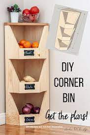 Diy Kitchen Decoration Ideas Vegetable Storage Bin Diy Vegetable Storage Vegetable Storage