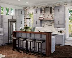 Distressed kitchen cabinets are light on your pocket too. Gray Kitchen Cabinets Vevano Home