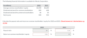 (beginning shareholders' equity + ending shareholders' equity) ÷ 2 = average shareholders' equity The Following Financial Information Is Available For Chegg Com