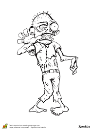 Coloriage Zombie Pas Tres Frais