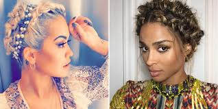 It refers to the top half section of the hair styled on a french braid across the crown of the head while the bottom half section is freely falling over the shoulders. The Gorgeous New Way To Wear Your Hair In A Crown Braid