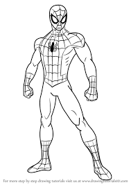 This is probably how i'd draw spidey if i ever had the opportunity to do. Learn How To Draw Ultimate Spider Man Ultimate Spider Man Step By Step Drawing Tutorials