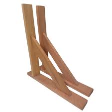 suporte em madeira rústica peroba rosa de demolição - 50 x 50 cm - mão  francesa prateleira - PAR | Shopee Brasil