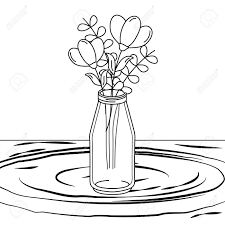 Culinary and dietary supplement herbs. Floral Nature Flowers Mason Jar Plant Pot Over Wooden Table Cartoon Royalty Free Cliparts Vectors And Stock Illustration Image 122829355