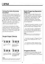 Pdf Manual For Yamaha Music Keyboard Pss 16