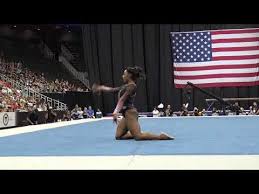 Simone Biles Floor Exercise 2019 U S Gymnastics Championships Senior Women Day 2 Youtube Simone Biles Floor Workouts Gymnastics Championships