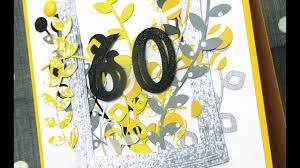 On se retrouve pour une petite carte d'anniversaire. 2016 Carte Anniversaire 60 Ans Youtube