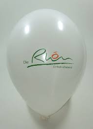 2 Farbig Bedruckter Werbeballon Luftballons Bedrucken Botschaft