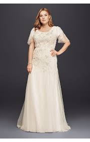 New Arrival Scoop Neckline Melissa Sweet Plus Size Modest Wedding Dress With Modest Wedding Dresses Wedding Dresses Davids Bridal Plus Size