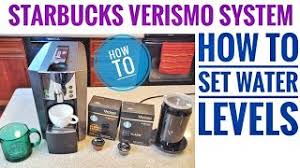 Maybe you would like to learn more about one of these? Starbucks Verismo Espresso Coffe Maker How To Set Water Level Reset To Factory Defaults Youtube