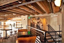 Industriel Downtown La A Beautiful Restaurant Designed By Flo Design Studio Love The Interiors Restaurant Design Downtown Home