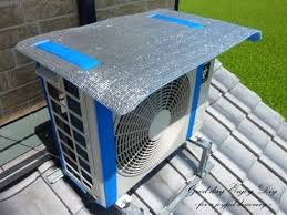 エアコン室外機の日よけカバーは自分で作ろう diy de happy life エアコン室外機 室外機 ワンタッチ