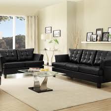Black Faux Leather Living Room Set Black Leather Sofa Living Room Cheap Living Room Sets Sofas For Small Spaces