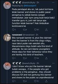Dipa & gendis wow asiiik.naik kereta gantung di the hills vagansa cameramen : Cikgu Cikgu Gantung Banner Minta Pindahkan Pengetua Mental Dari Sekolah