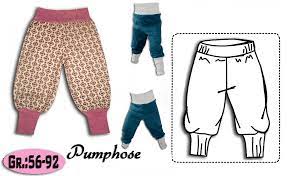 Pumphosen sind wunderbar bequem für babys. Schnittmuster Nahanleitung Mitwachshose Gr 56 92