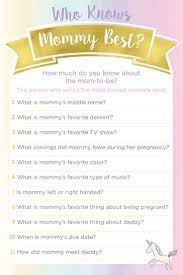 Baby Gifts By Baby Aspen Unique And Adorable Presents For Newborns Baby Shower Printables Printable Baby Shower Games Who Knows Mommy Best
