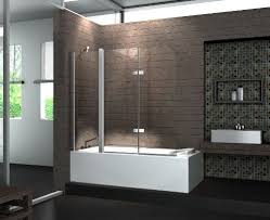 Echt Glas 6 Mm Duschabtrennung Duschwand Faltwand Badewanne 150 X 140 Cm Triple Amazon De Kuche Haushalt Duschwand Badewanne Faltwand Badewanne