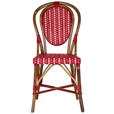 Red And Cream Mediterranean Bistro Chair Mar Outdoor Patio Furniture Sets Bistro Chairs French Bistro Chairs