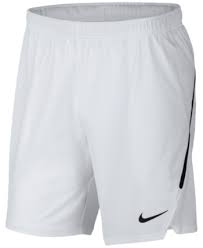 Black And White Shorts Nike Nike Men S Court Ace Rafa Flex 9 Tennis Shorts White L Tennis Shorts Mens White Shorts Nike Men