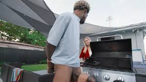 A big black cock for a busty ebony at the BBQ party - HD Porn Tube