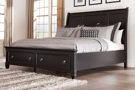 King Bed Dark Wood Buy Greensburg King Panel Storage Bed By Millennium By Ashley California King Bed Frame King Storage Bed Ashley Furniture Bedroom