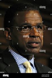 Francis Barnes speaks Thursday, July 22, 2004, at the Capitol in  Harrisburg, Pa., after Gov. Ed Rendell announced his intention to nominate  Barnes, superintendent of the Palisades School District in Bucks County,