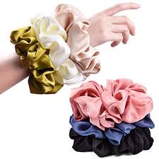 Ceelgon Big Real Silk Scrunchies For Women Large Scrunchie Satin Overs Ninthavenue Europe