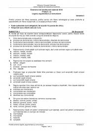 Maybe you would like to learn more about one of these? Subiecte Logica Bac 2018 Regula Definirii Logice Ce RegulÄ Este IncÄlcatÄ Barem Corectare