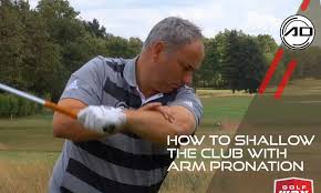 Grip and wrist angles your initial wrist angles are critical to shallowing the club. Watch How To Shallow The Club With Arm Pronation Golfwrx