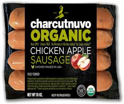 Organic Chicken Apple Charcutnuvo All Natural And Organic Sausage