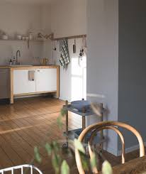 Stylish Ikea Kitchen From Used Ikea Components Ikea Kitchen Ikea Kitchen Sink Ikea Wooden Shelves
