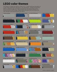 Lego Color Themes As Topic Models Nathanael Aff Color Schemes Color Lego
