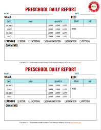 Download a pdf version, open it in a pdf reader, and print. Infant Toddler Daily Reports Free Printable Himama