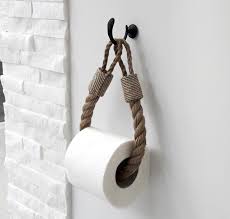 Porte Papier De Toilette De Corde Respectueux Stockage De Etsy In 2020 Toilet Paper Holder Paper Storage Rustic Paper